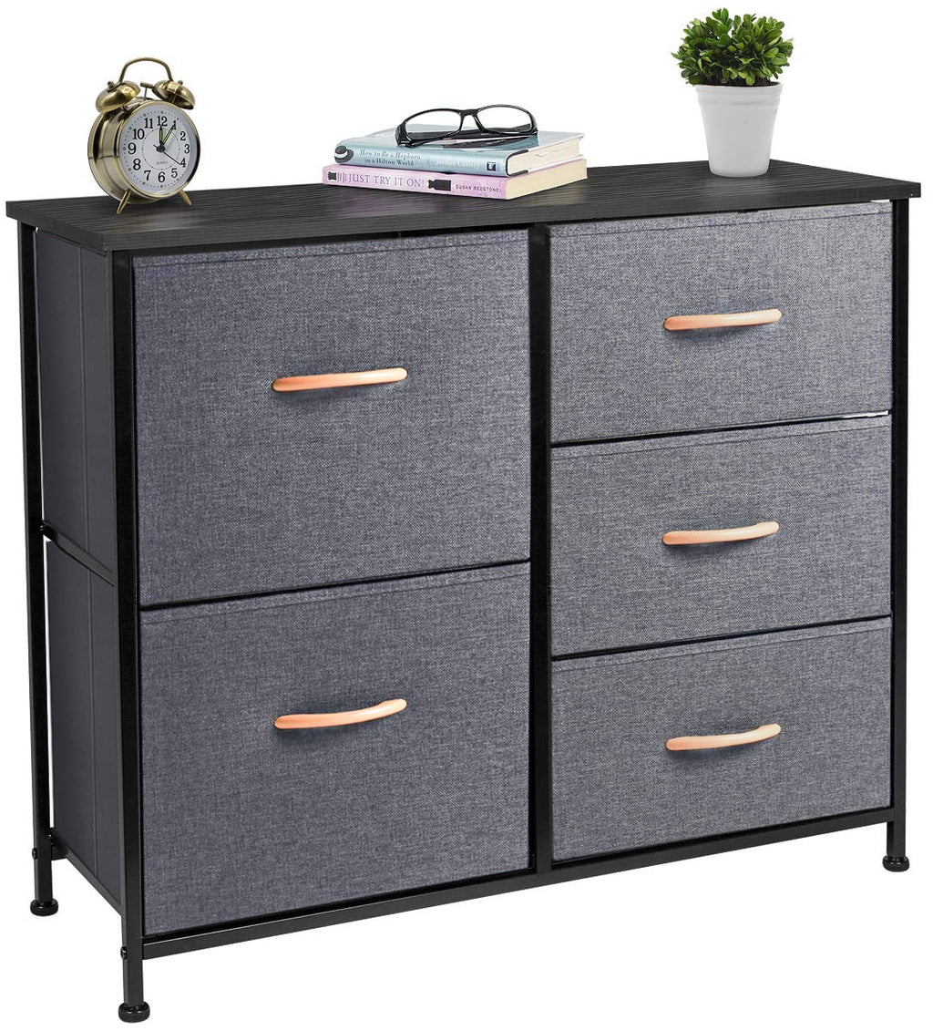 5 Drawer Fabric Dresser Storage Tower Z215101