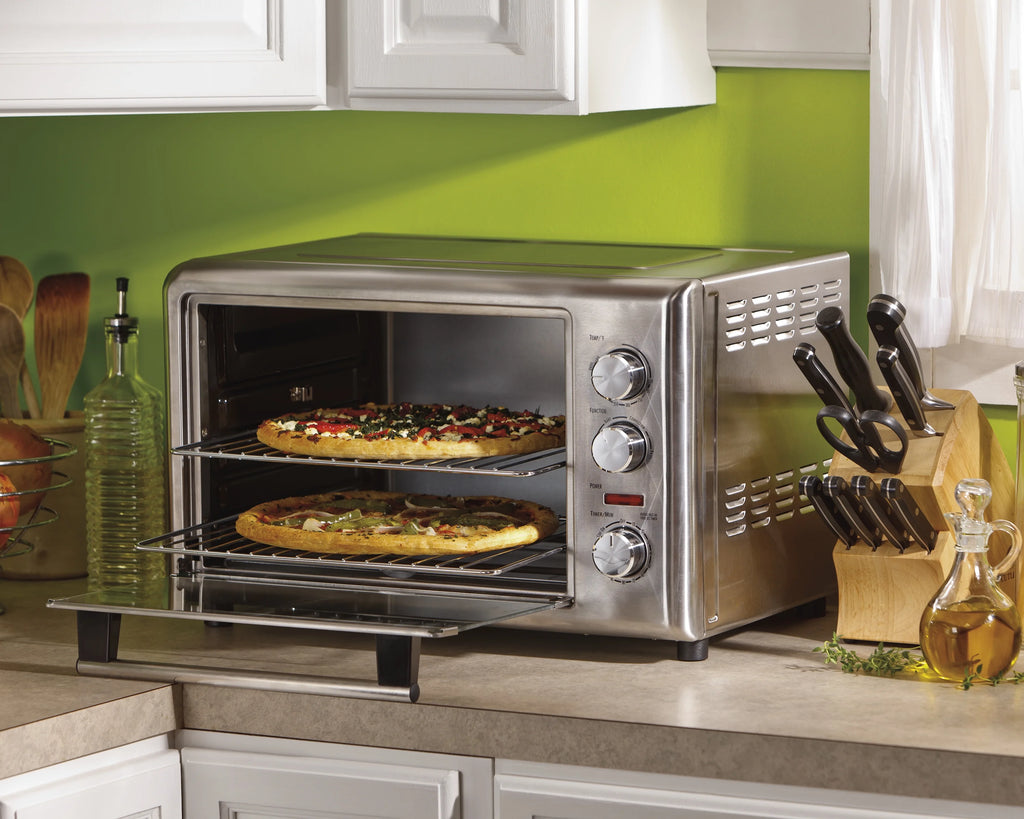 Extra Large Capacity Stainless Steel Countertop Oven with Convection and Rotisserie P633