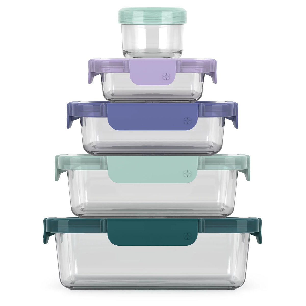10 Piece Glass Food Storage Containers with Lids I180