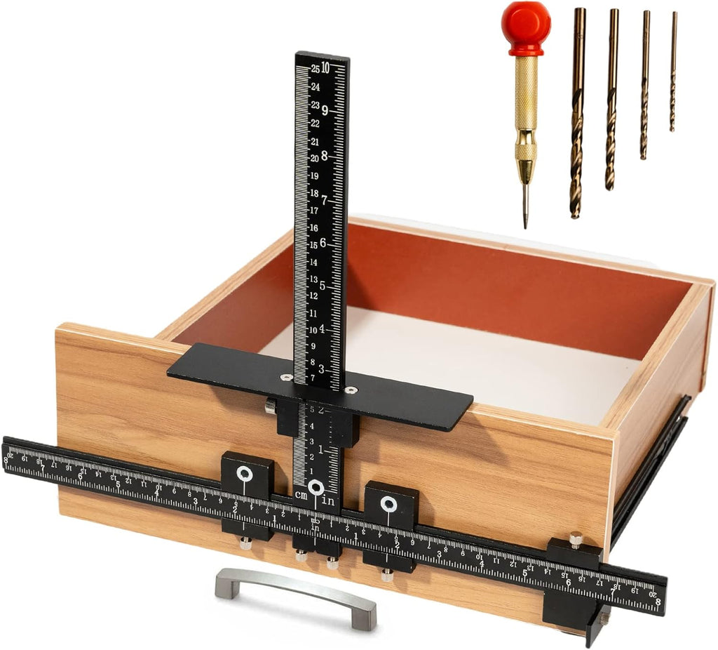 Cabinet Hardware Jig Tool Set Aluminum Alloy U583