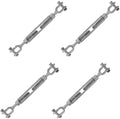 1/2 Inch x 6 Inches Galvanized Jaw and Jaw Turnbuckles W4664