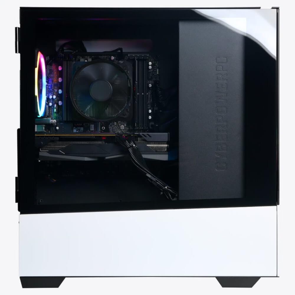 White AMD Ryzen 7 7700 32GB RAM 2TB SSD NVIDIA GeForce RTX 4060 Ti 16GB Windows 11 Home Gaming Desktop Computer H841815