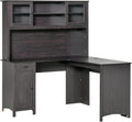 L-Shaped Desk with Hutch and Drawers O1158