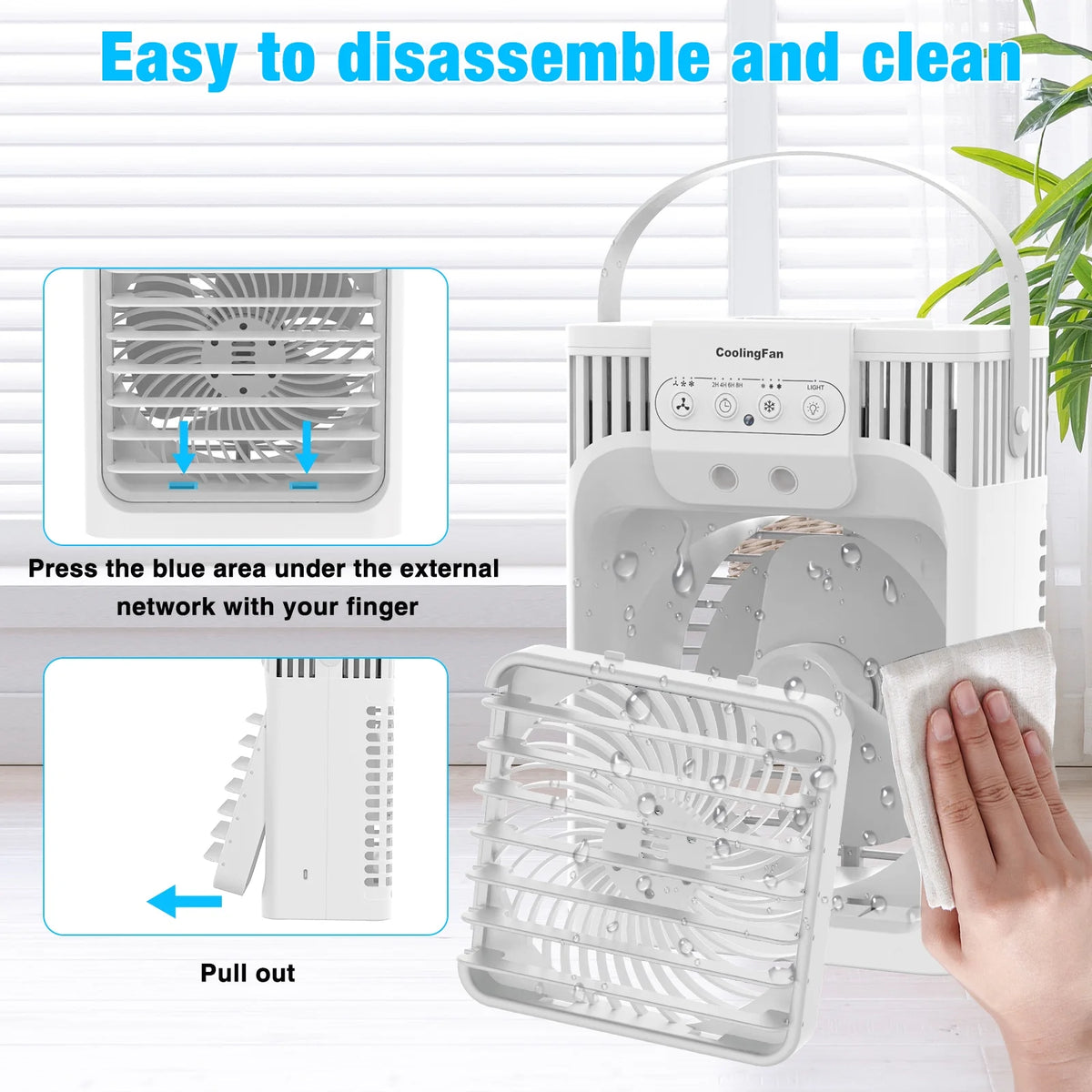 4-IN-1 Evaporative Air Cooler with Remote O908859