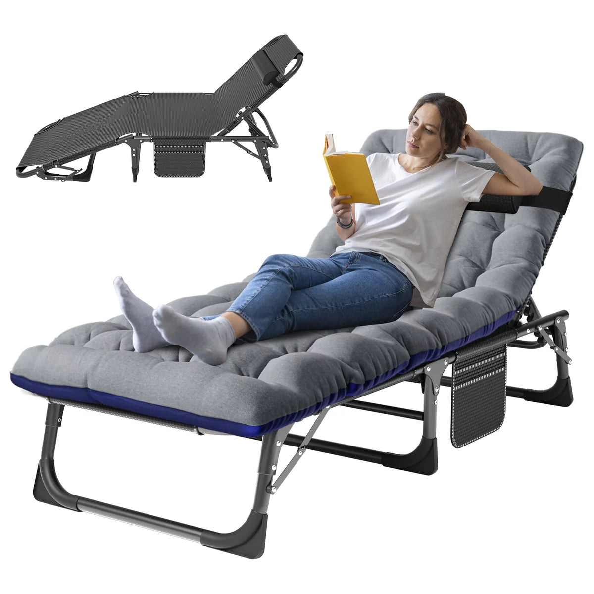 Folding Camping Cot Bed A899842