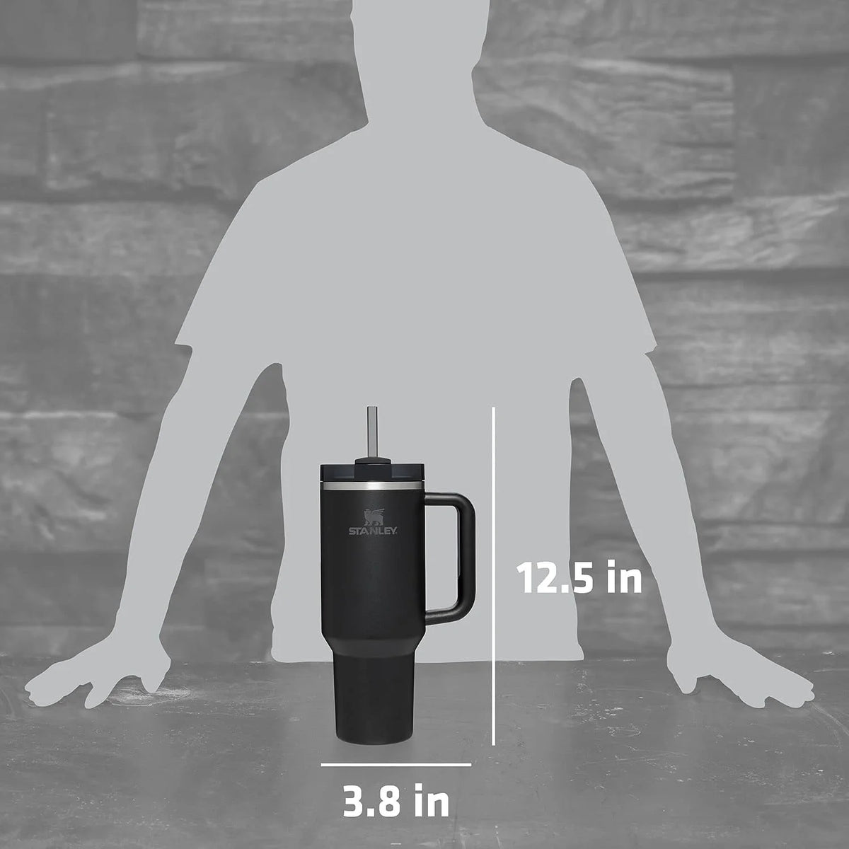 Stainless Steel Vacuum Insulated Tumbler with Lid and Straw I3316
