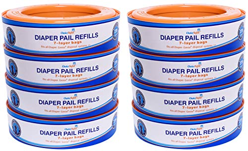Compatible with Diaper Genie Pails, 4-Pack, 1080 count V19319
