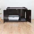 Wooden Pet House and Litter Box K873