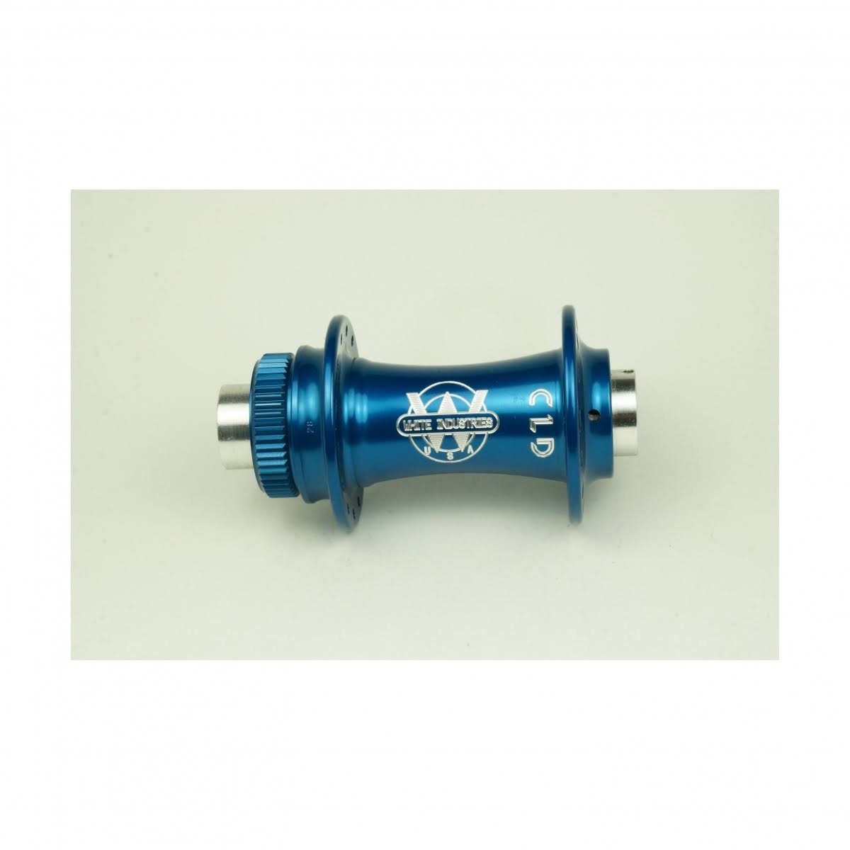 Black 28H Disc Hub Front 100x12mm Q386