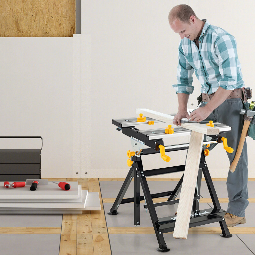 Folding Portable Workbench with Adjustable Height P6424
