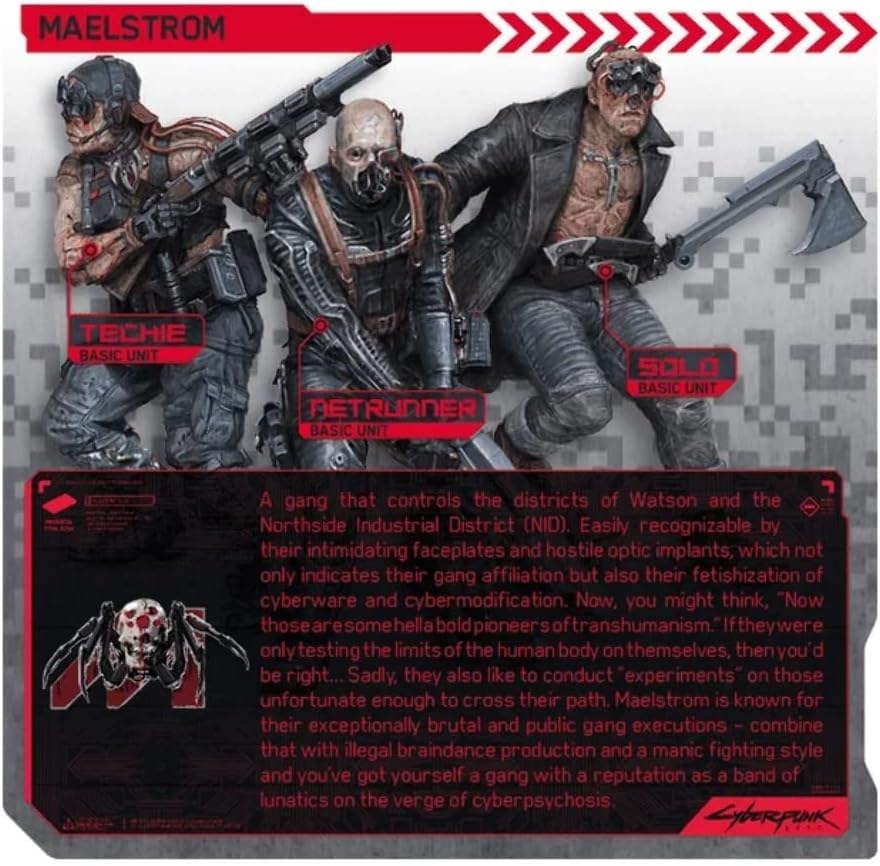 Cyberpunk 2077: Gangs of Night City Board Game, Ages 14+, 1-4 Players, 90-120 Min T796