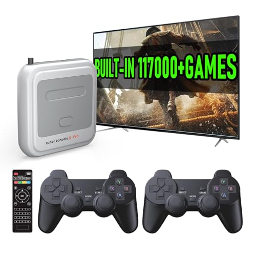 Retro Game Console with 2 Wireless Controllers R651
