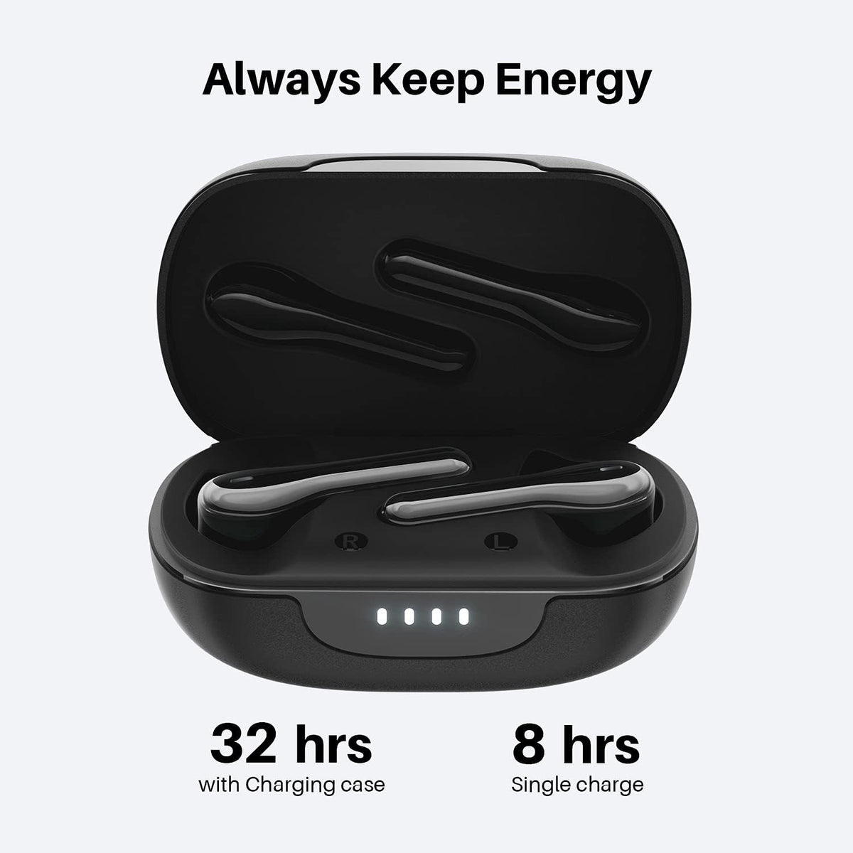 Wireless Earbuds with Bluetooth 5.2, 32H Playtime, Pack of 2 S44917