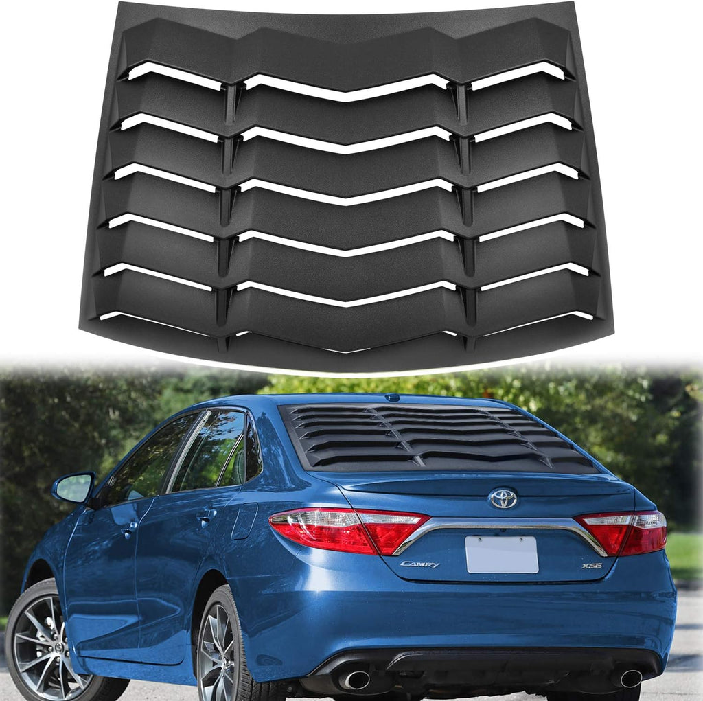 Matte Black ABS Rear Window Louver for Toyota Camry 2012-2017 F8772