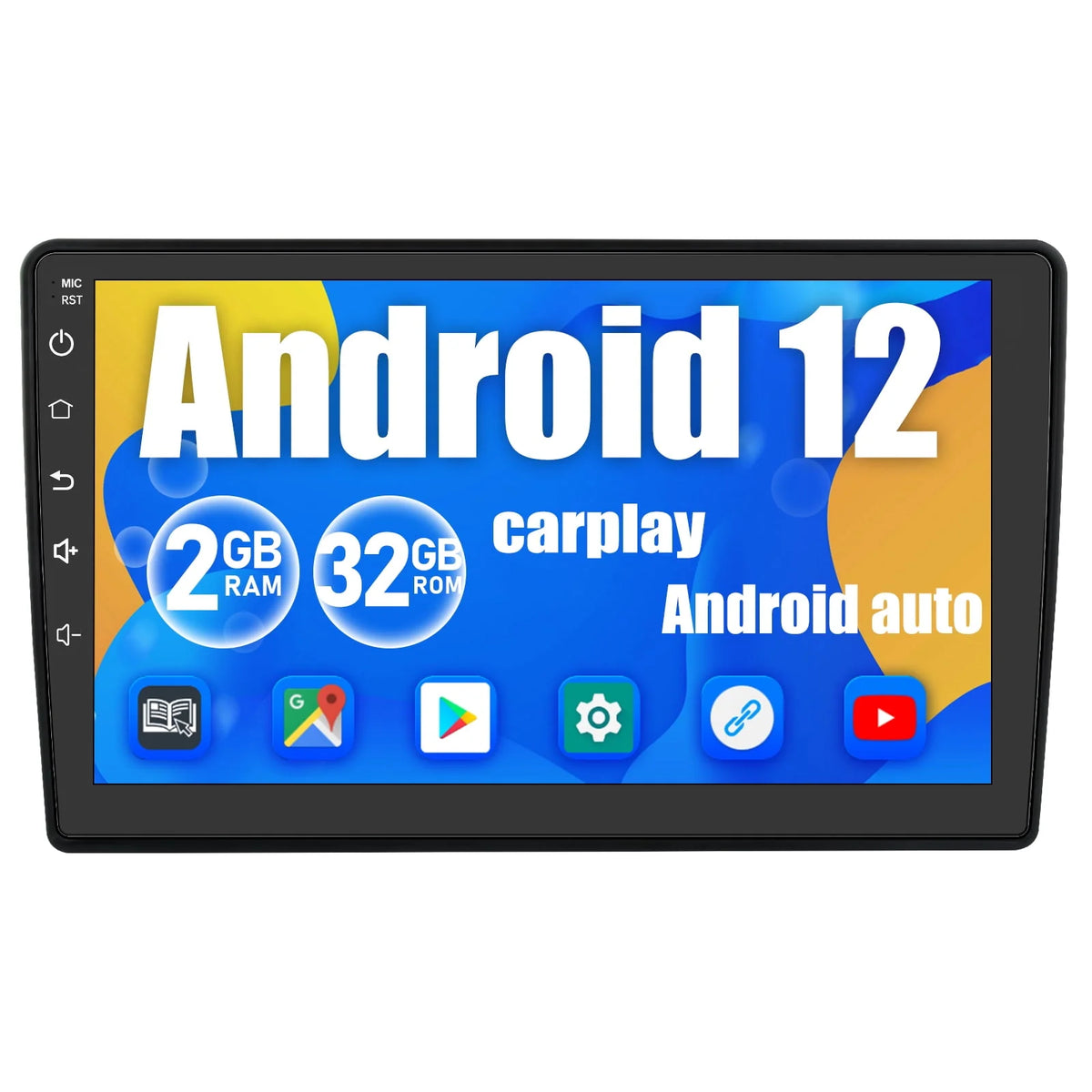 Car Radio Stereo with Touch Screen GPS Navigation Bluetooth 1G RAM 32G ROM N4798
