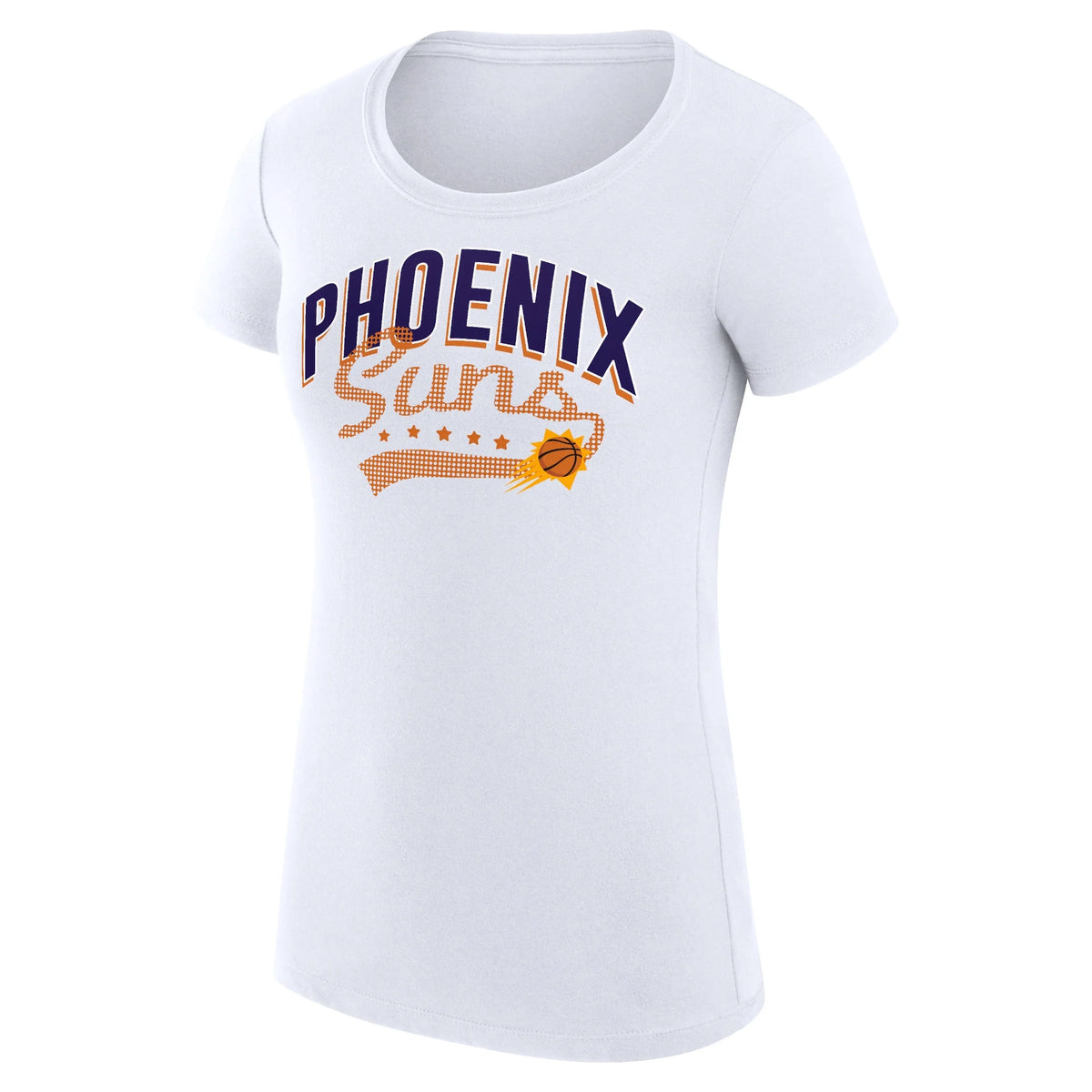 White Phoenix Suns Fitted T-Shirt I857