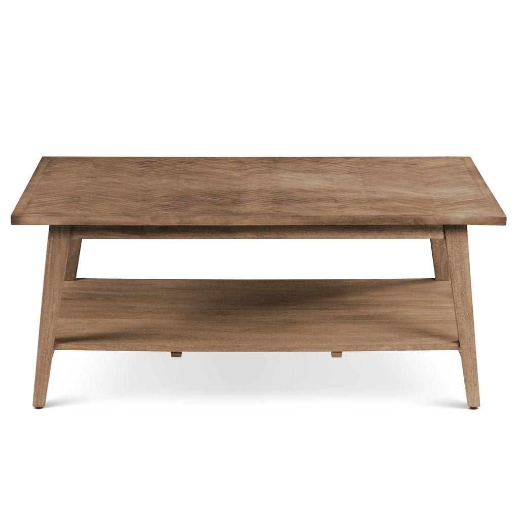 Natural Wood Rectangle Cocktail Table K23016