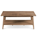 Natural Wood Rectangle Cocktail Table K23016