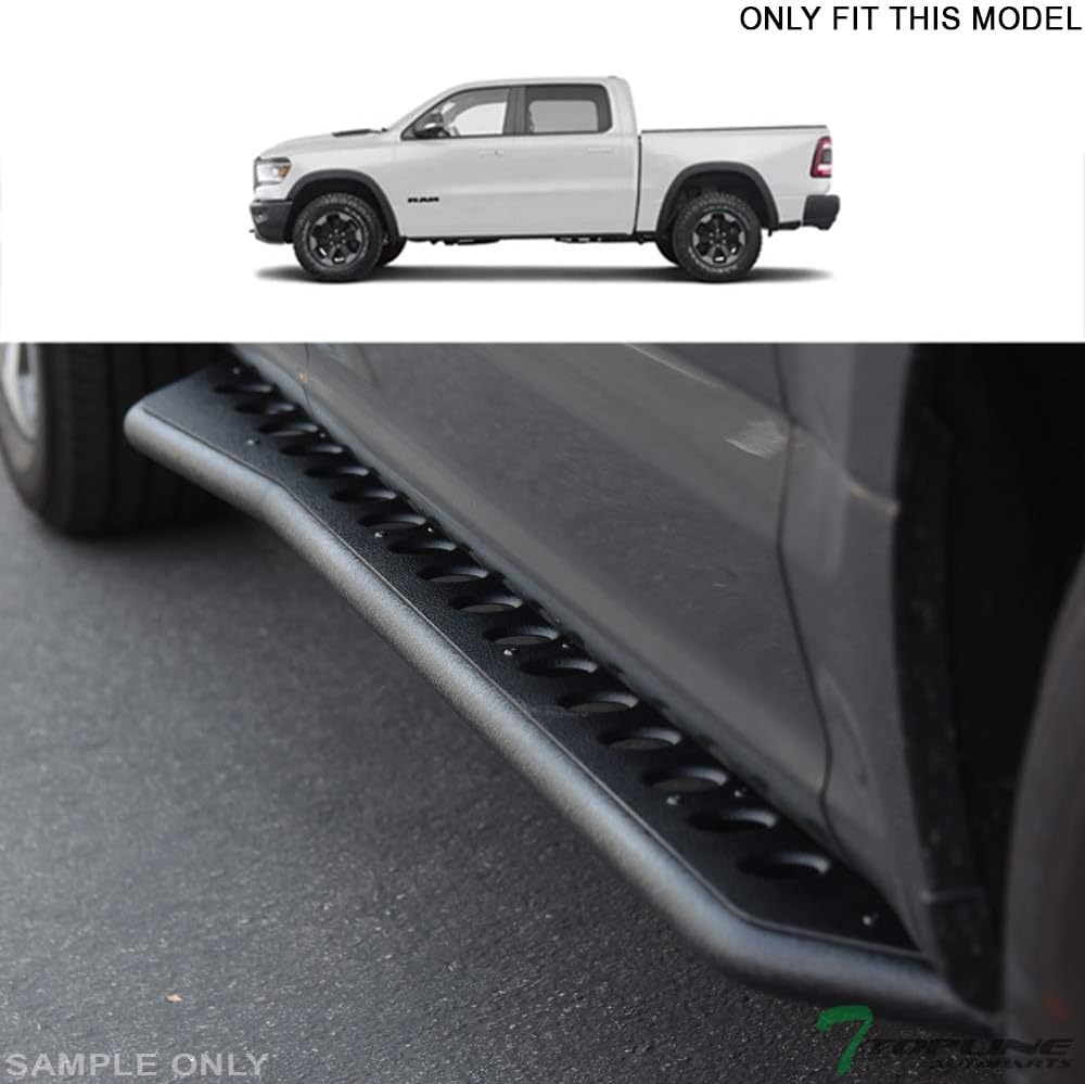 Textured Black Rock Slider Side Step Rail Nerf Bars H97408