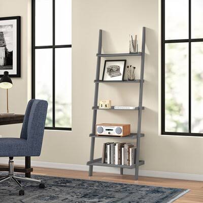 Gray Ladder Bookcase C956027