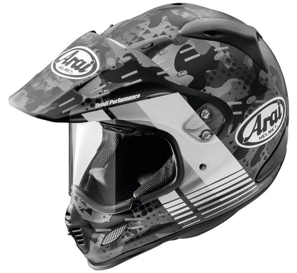 Dual Sport Motorcycle Helmet Frost White XXL W8670