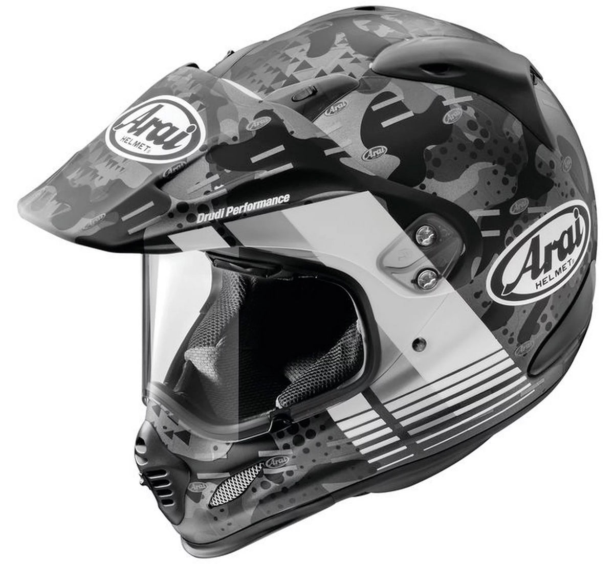 Dual Sport Motorcycle Helmet Frost White XXL W8670