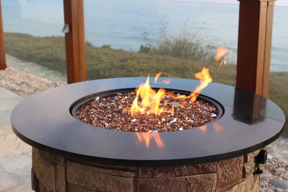 25 lbs. Copper Reflective Fire Pit Fire Glass I107109