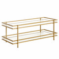 Modern Steel and Glass Coffee Table T46003