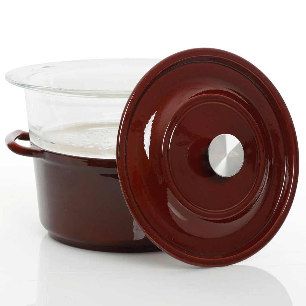 5qt Casserole with Glass Steamer G2933