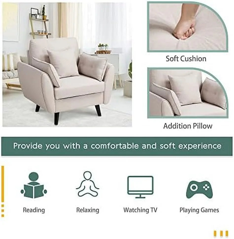 Small Sofa Couch with Pillow S606667
