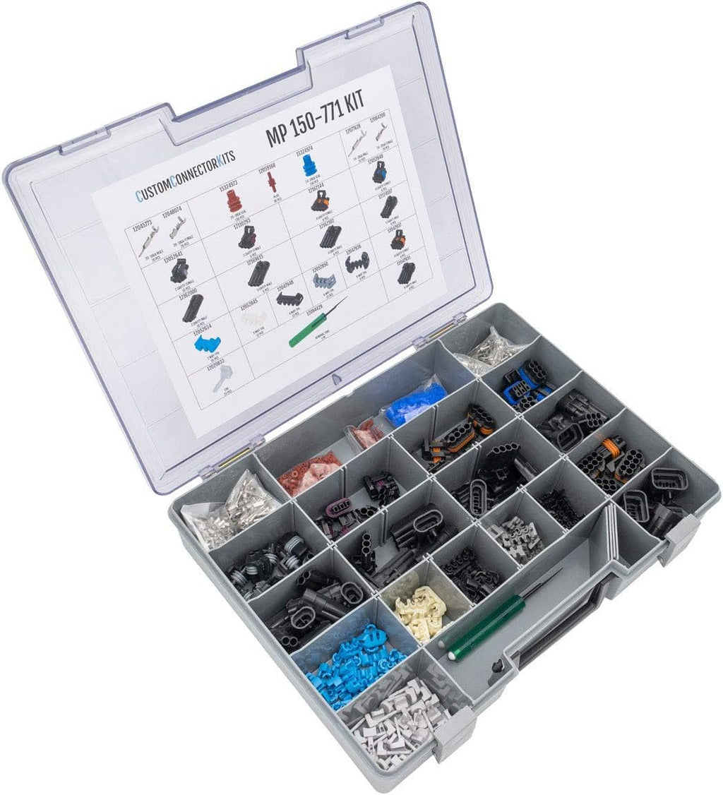 Sealed Automotive Electrical Connectors 771 Piece Kit Q14124