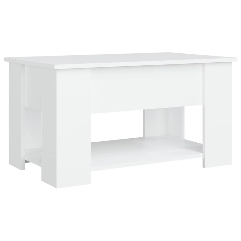 White Engineered Wood Coffee Table J203