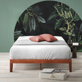 12" Wood Platform Bed Frame, Cherry, Twin A7753