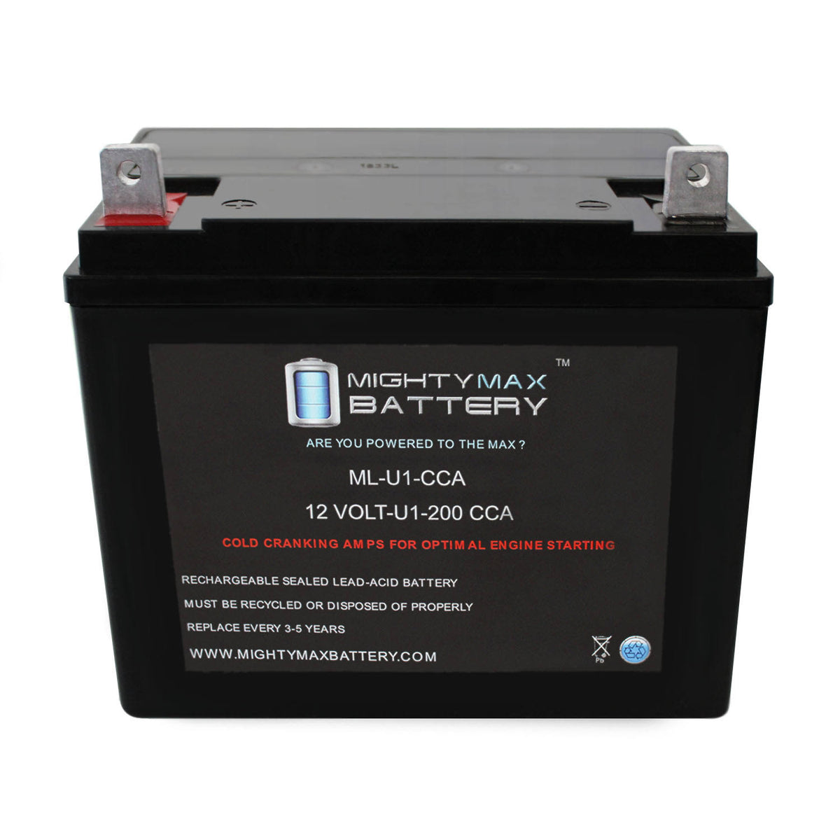 12V 200cca Battery B873861