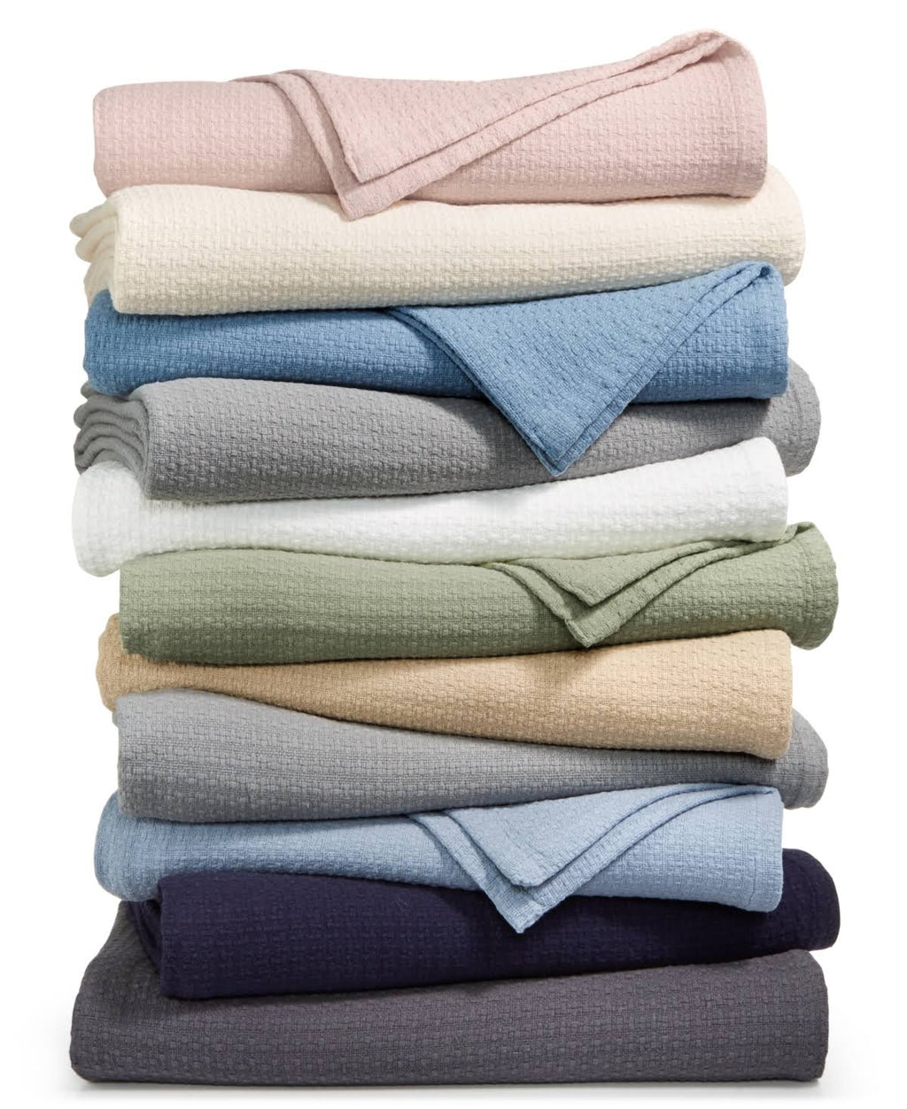 100% Cotton Full/Queen Blanket - White O54231