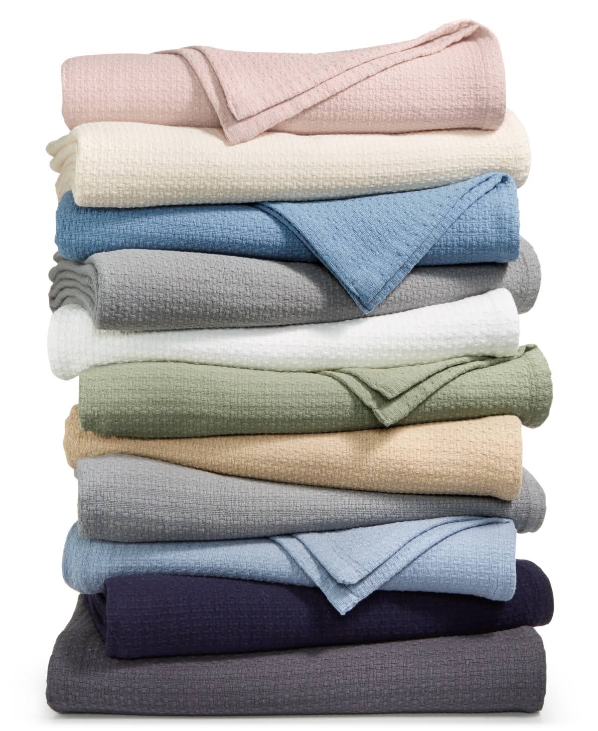 100% Cotton Full/Queen Blanket - White O54231