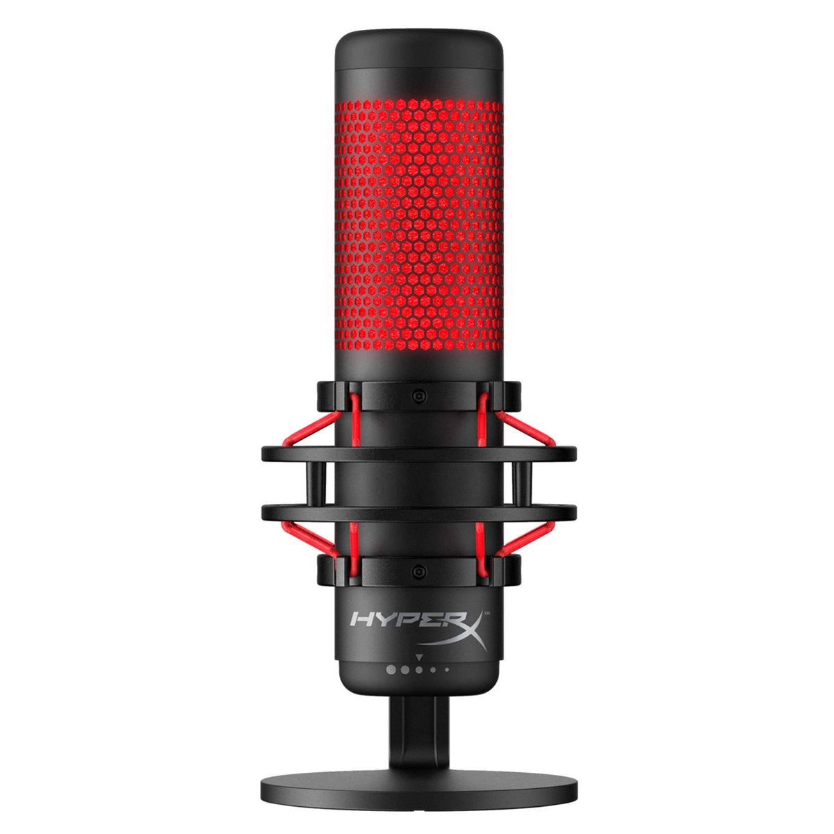 Black USB Condenser Gaming Microphone with Shock Mount and Pop Filter R963702