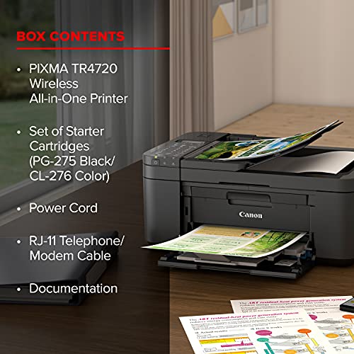White All-in-One Wireless Printer with Auto Document Feeder U2791