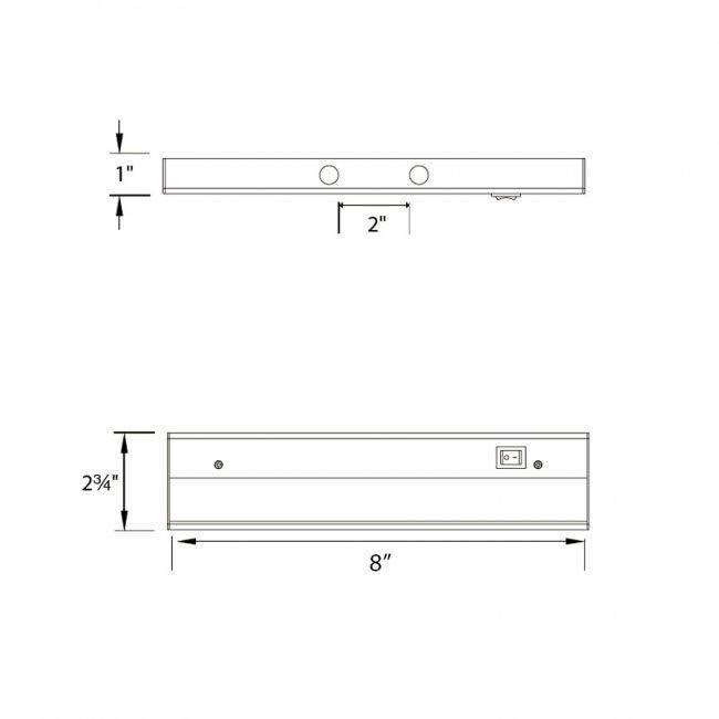 8x22 LED Light Bar - 2700K V667061
