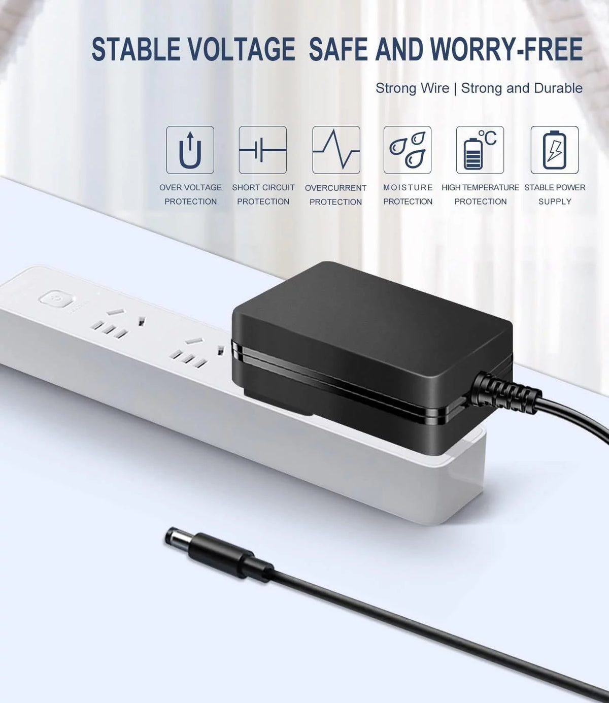 AC / DC Adapter Power Supply Cord Cable Charger V8805