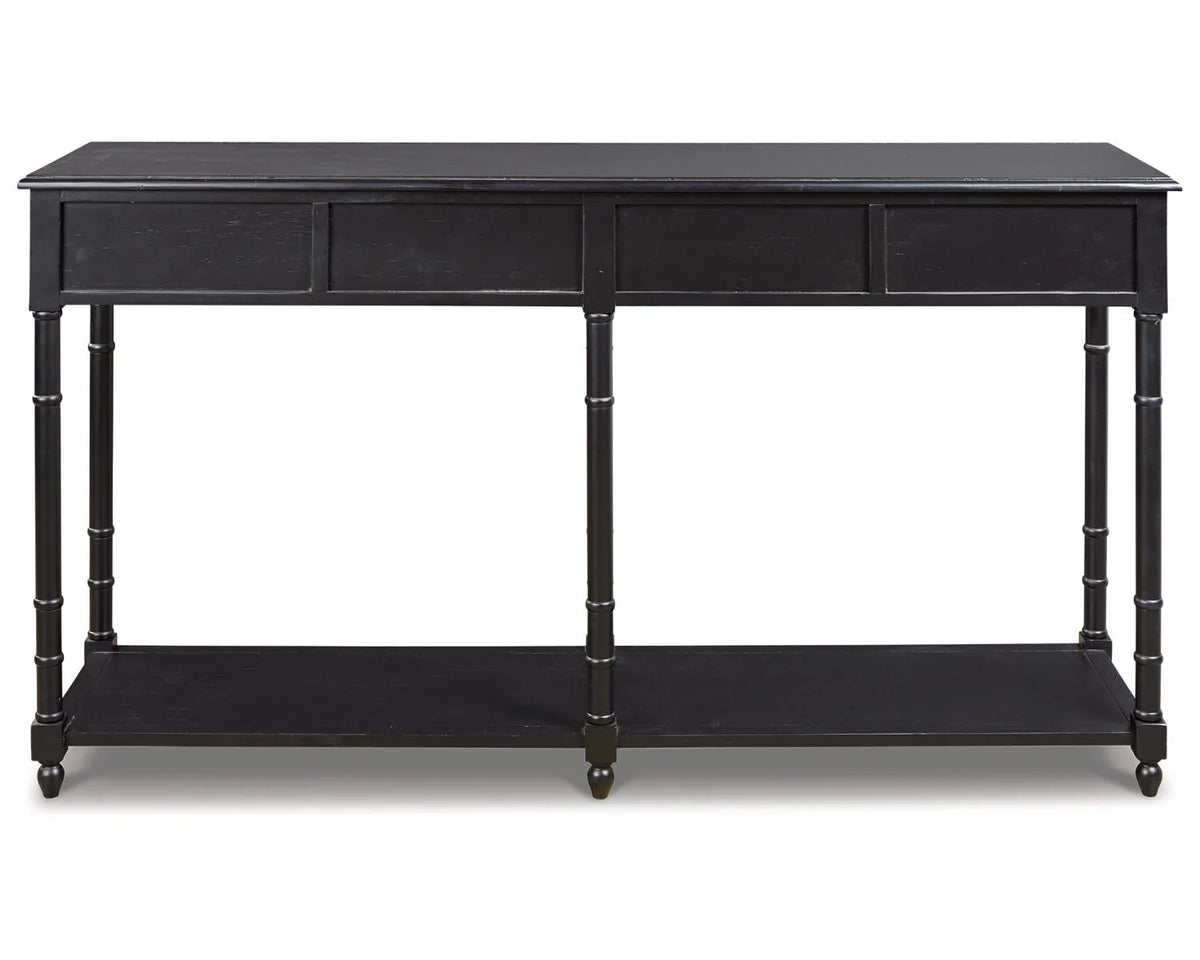 Black Sofa/Console Table D67804
