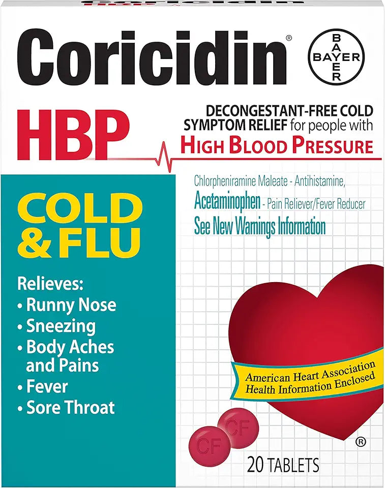Cold & Flu Tablets 20 ea Pack of 5 O4598