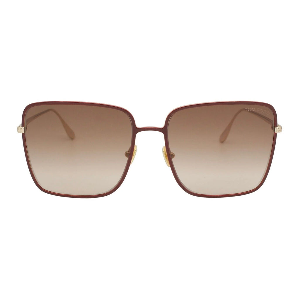 Rose Gold Brown Gradient Women's Sunglasses A851