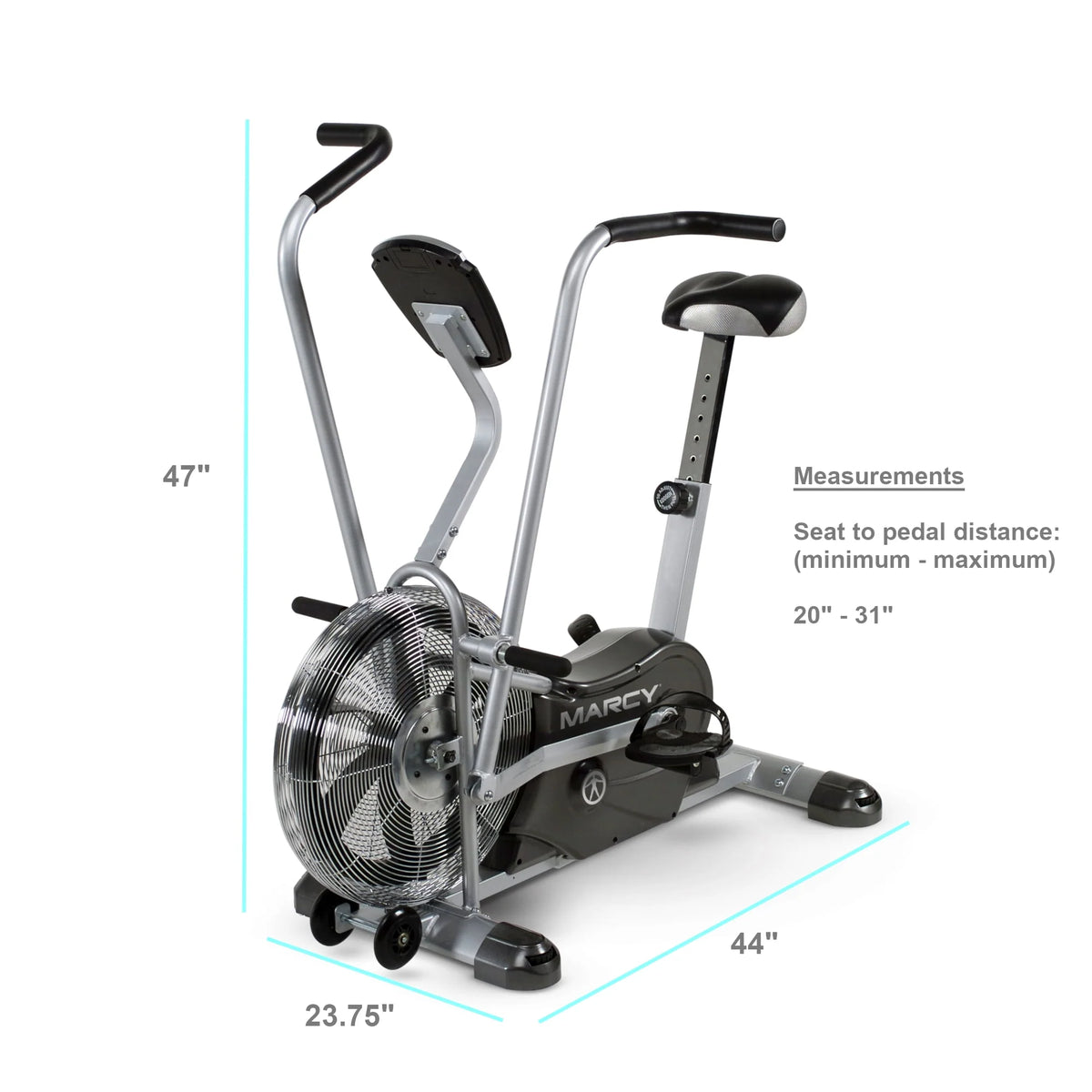 Fan Workout Bike with Exercise Arms L222243
