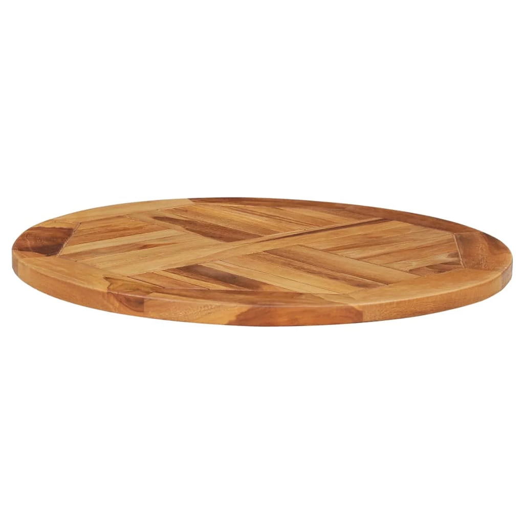 Solid Teak Wood Rotating Table Disk C841