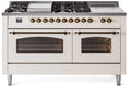 Antique White Dual Fuel Natural Gas Range A67749