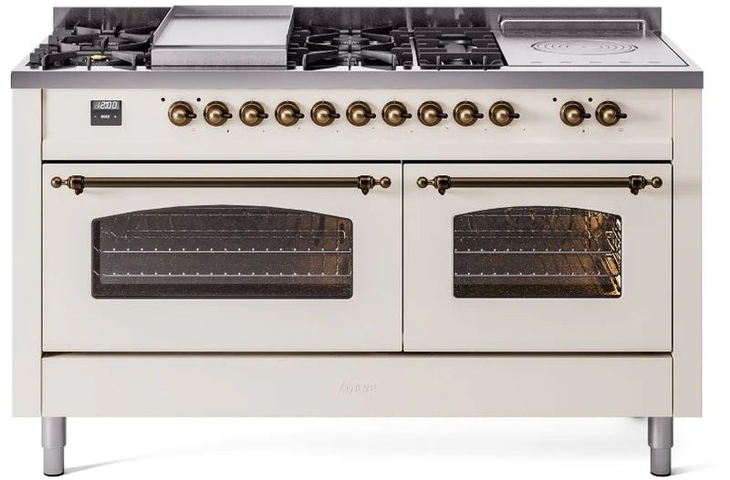 Antique White Dual Fuel Natural Gas Range A67749