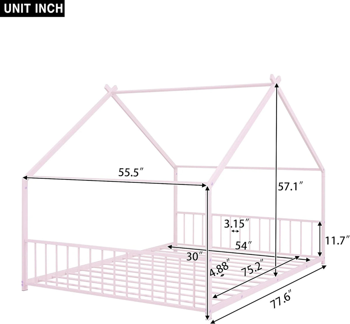 Full Size Meal House Bed C8344
