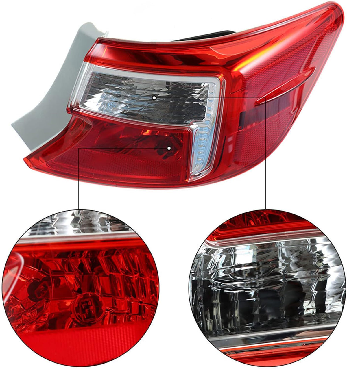 Halogen Rear Brake Tail Light Assembly Pack of 2 E38135