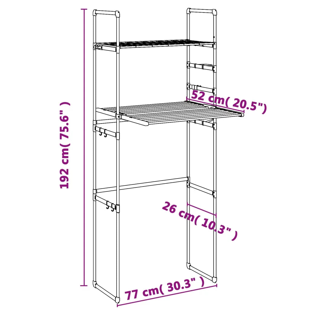 Washing Machine Shelf Aluminum Y83520